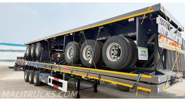40 Feet Flatbed Trailer will be Sent to Mali.