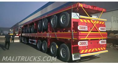 Heavy duty Flatbed Trailer will be Sent to Mali.