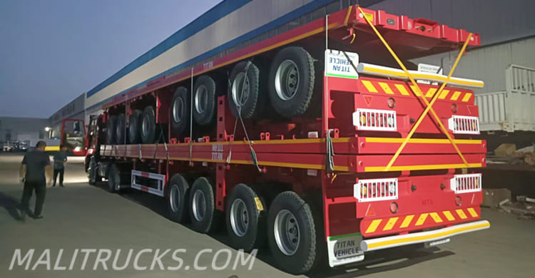 Heavy Duty Flatbed Trailer for Sale in Mali