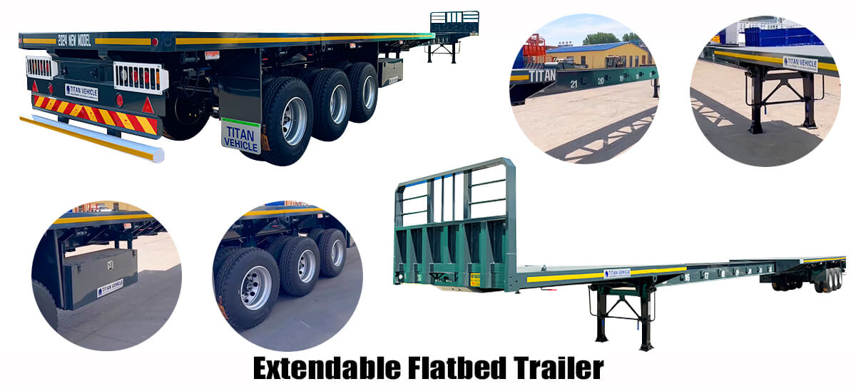 Heavy Duty Flatbed Trailer for Sale in Mali