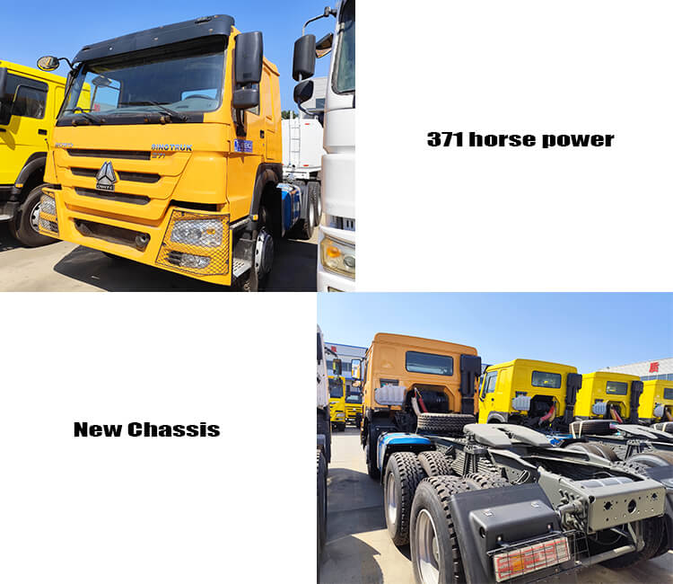 Second Hand 371 Sinotruk Howo Tractor Truck Price in Mali