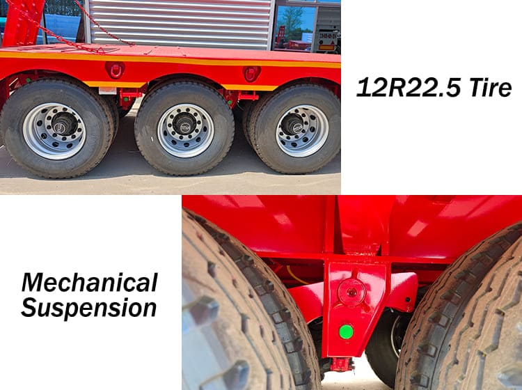 3 Axle Low Bed Semi Trailer Truck for Sale in Mali