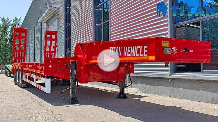 3 Axle Low Bed Semi Trailer Truck for Sale in Mali