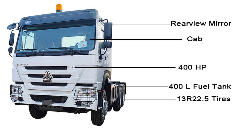 Cnhtc Howo Tractor Truck for Sale Price in Mali