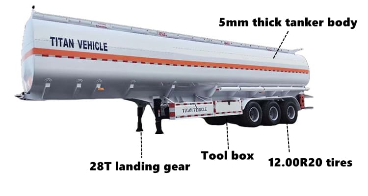 3 Axle Fuel Tanker Trailer for Sale in Mali