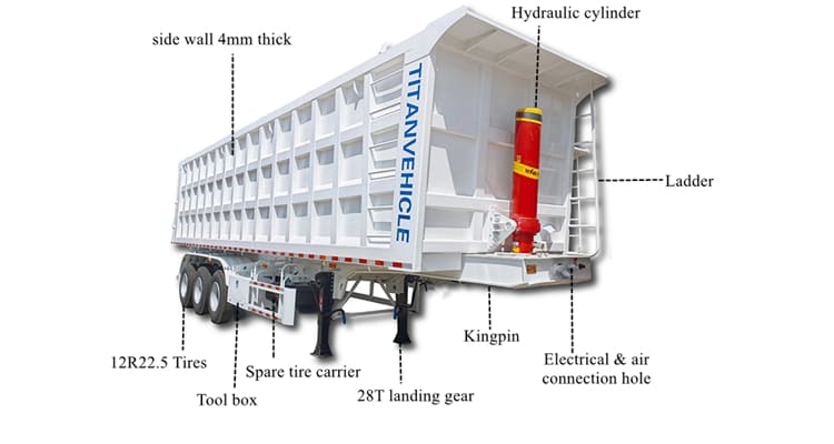 Semi Tipper Trailer for Sale in Mali