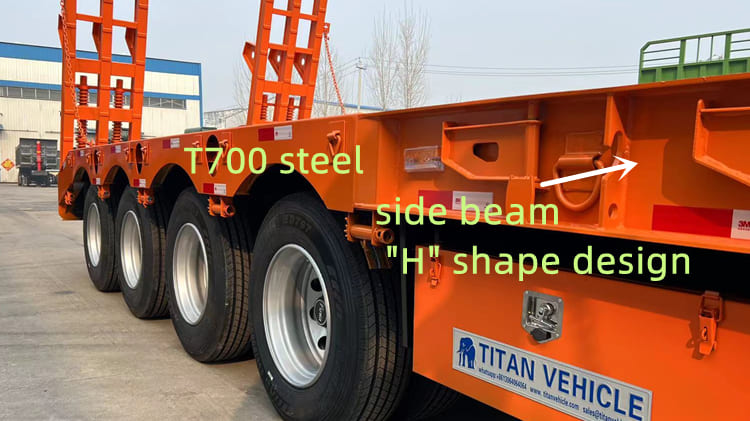 4 Axle Drop Deck Semi Trailer for Sale in Mali