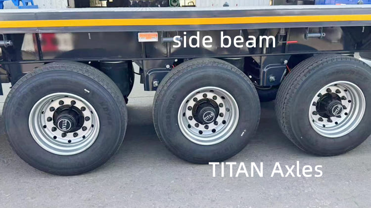 3 Axle Flat Bed Semi Trailer for Sale in Mali