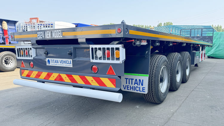 3 Axle Flat Bed Semi Trailer for Sale in Mali