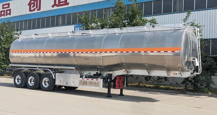 Aluminum Semi Trailer Fuel Tank  Heavy-Duty Truck Fuel Storage Tank for sale in Mali