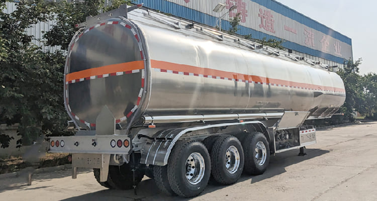 Aluminum Semi Trailer Fuel Tank  Heavy-Duty Truck Fuel Storage Tank for sale in Mali