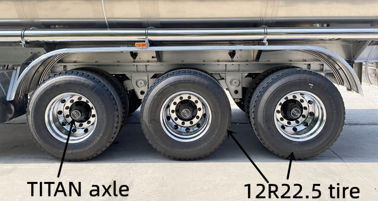 Aluminum Semi Trailer Fuel Tank  Heavy-Duty Truck Fuel Storage Tank for sale in Mali