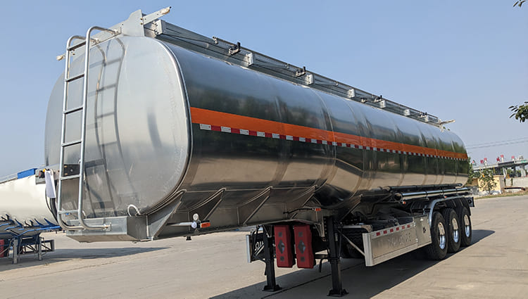 Aluminum Semi Trailer Fuel Tank  Heavy-Duty Truck Fuel Storage Tank for sale in Mali