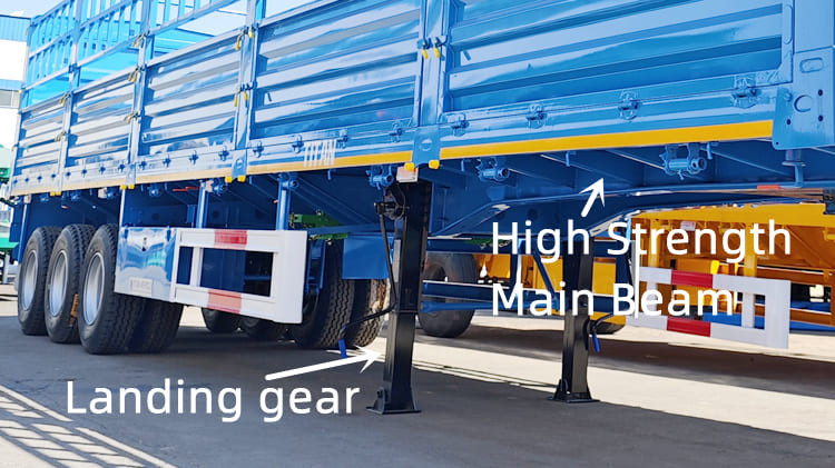 3 axle Fence Cargo Trailer for Sale in Mali