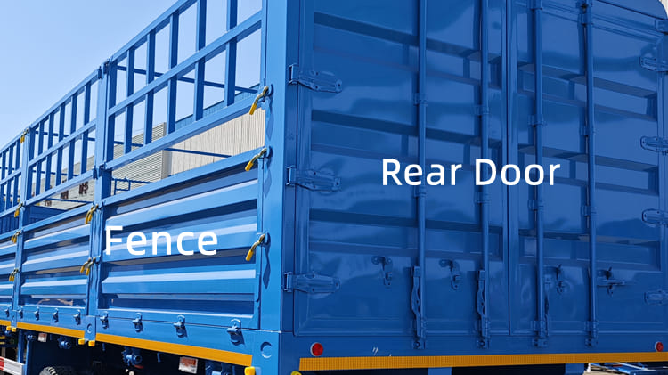 3 axle Fence Cargo Trailer for Sale in Mali