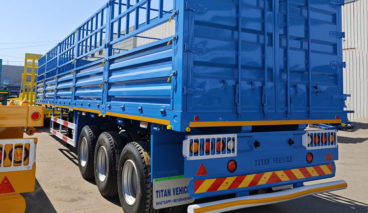 3 axle Fence Cargo Trailer for Sale in Mali