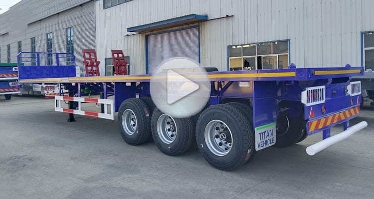 Flat Bed Semi Trailer for Sale in Mali