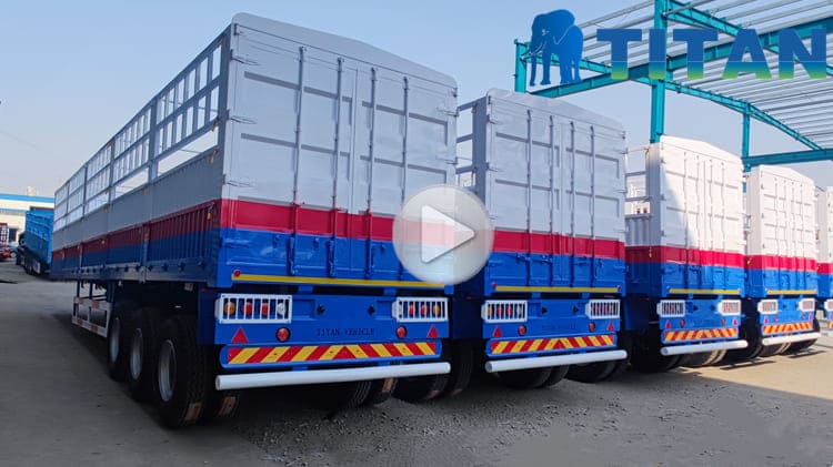 Fence Trailer | Fence Cargo Trailer for Sale in Mali