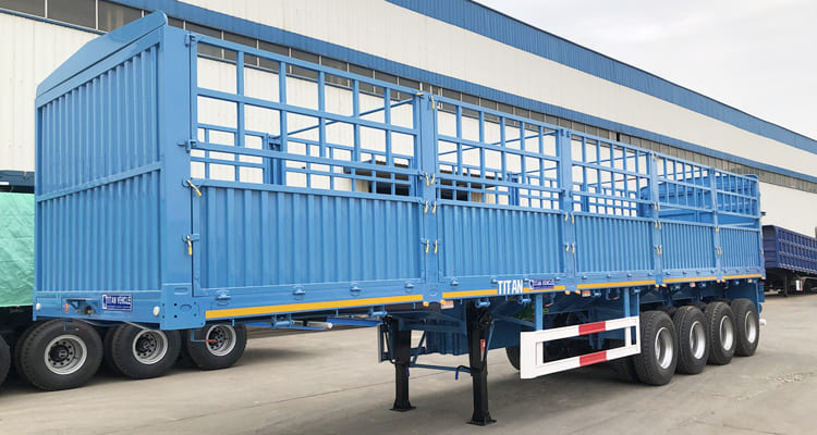 4 Axle 80 Tons Fence Trailer for Sale in Mali