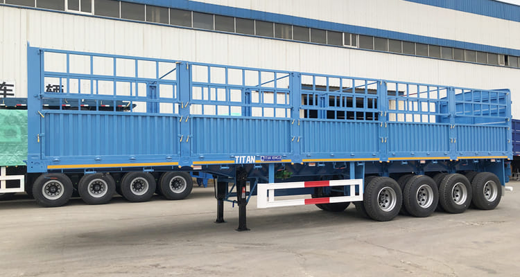 4 Axle 80 Tons Fence Trailer for Sale in Mali