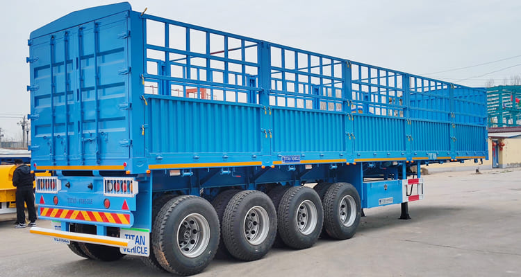 4 Axle 80 Tons Fence Trailer for Sale in Mali