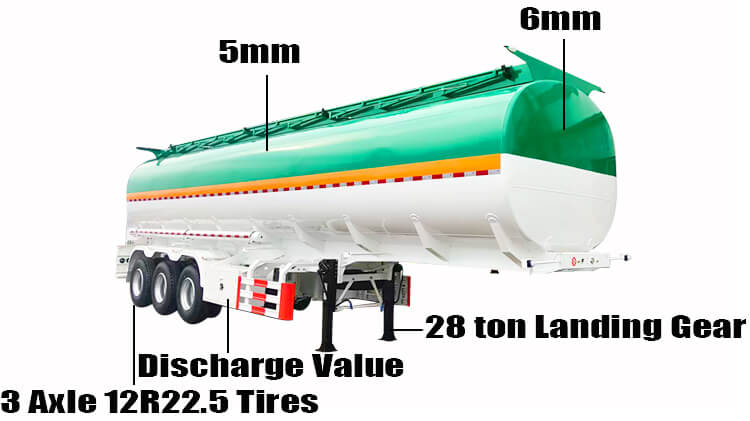 3 Axle Diesel Tanker Trailer for Sale in Mali
