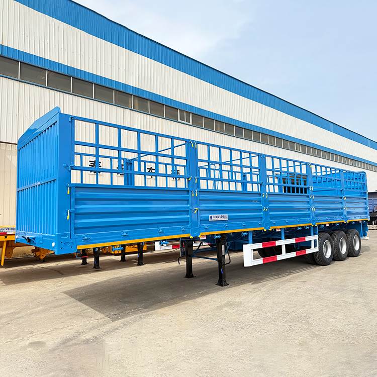 3 Axle Fence Cargo Trailer