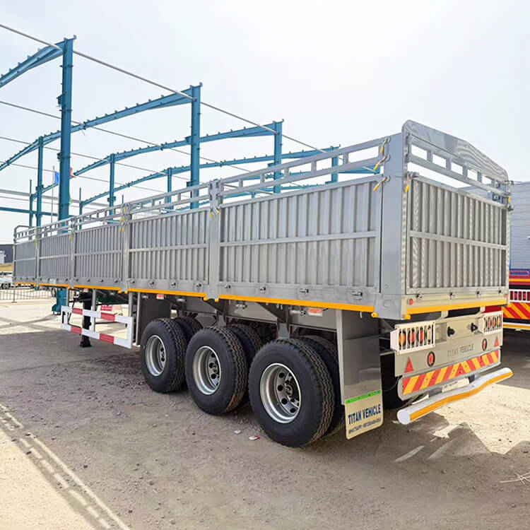 3 Axle Cargo Fencing Trailer