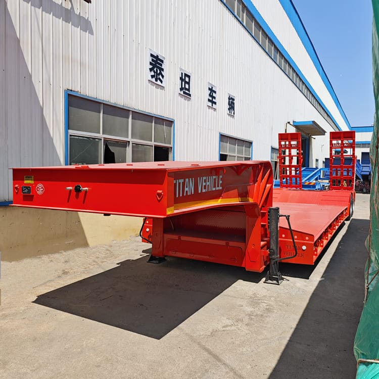 Low Loader Semi Trailer