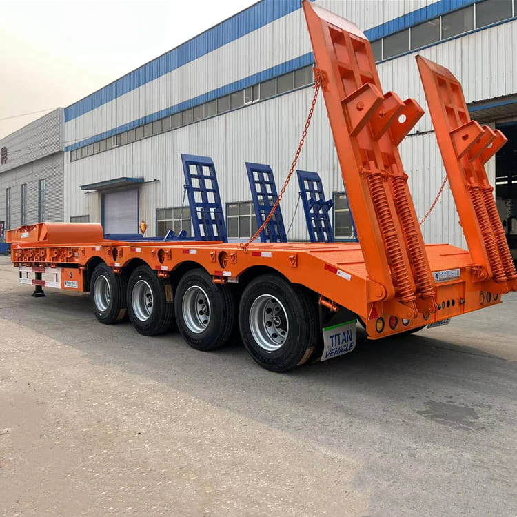 4 Axle Drop Deck Semi Trailer