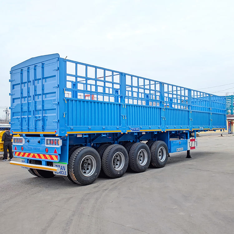4 Axle 80 Tons Fence Trailer