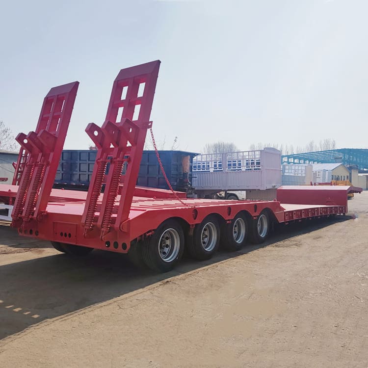 4 Axle Low Loader Semi Trailer