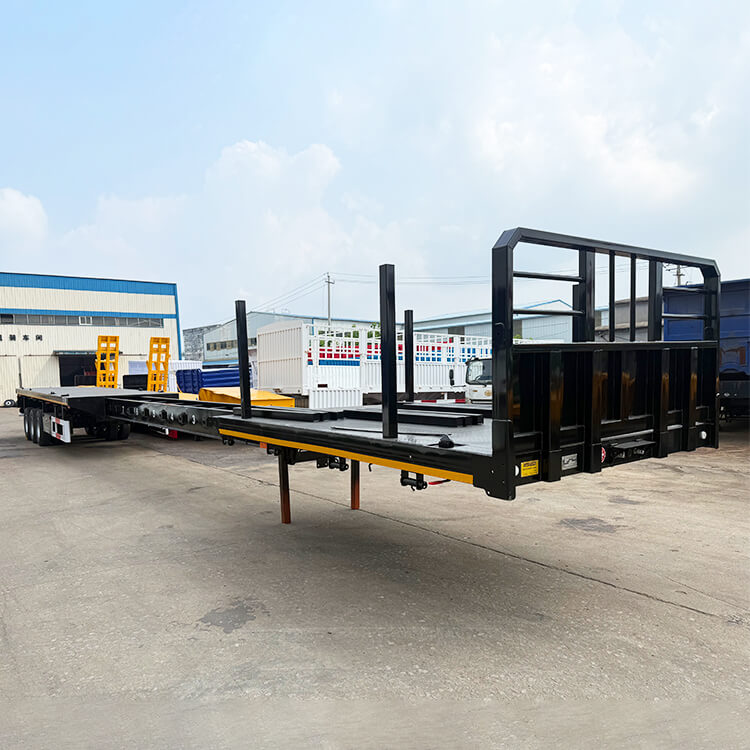 3 Axle Extendable Flatbed Trailer