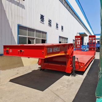 Low Loader Semi Trailer